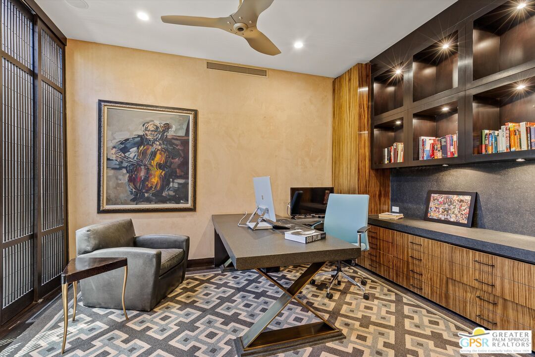 Home Office, Interior, Recessed Lighting