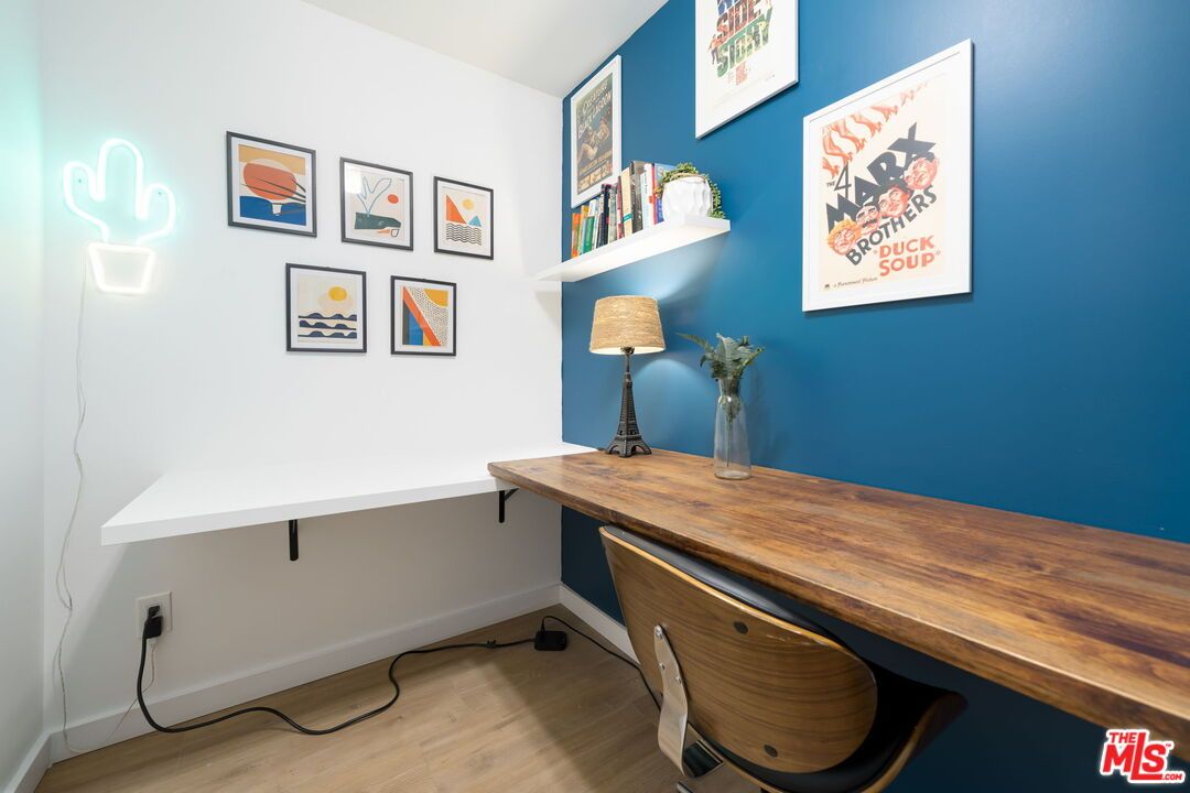 Home Office, Interior, Wood Texture Flooring