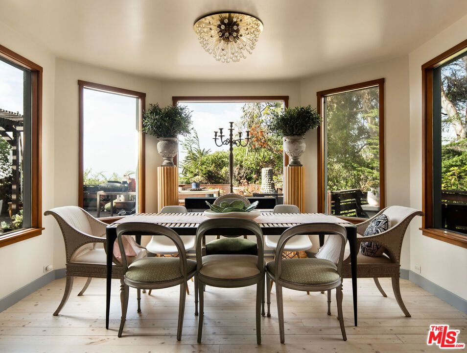 Dining room, Interior, Wood Texture Flooring