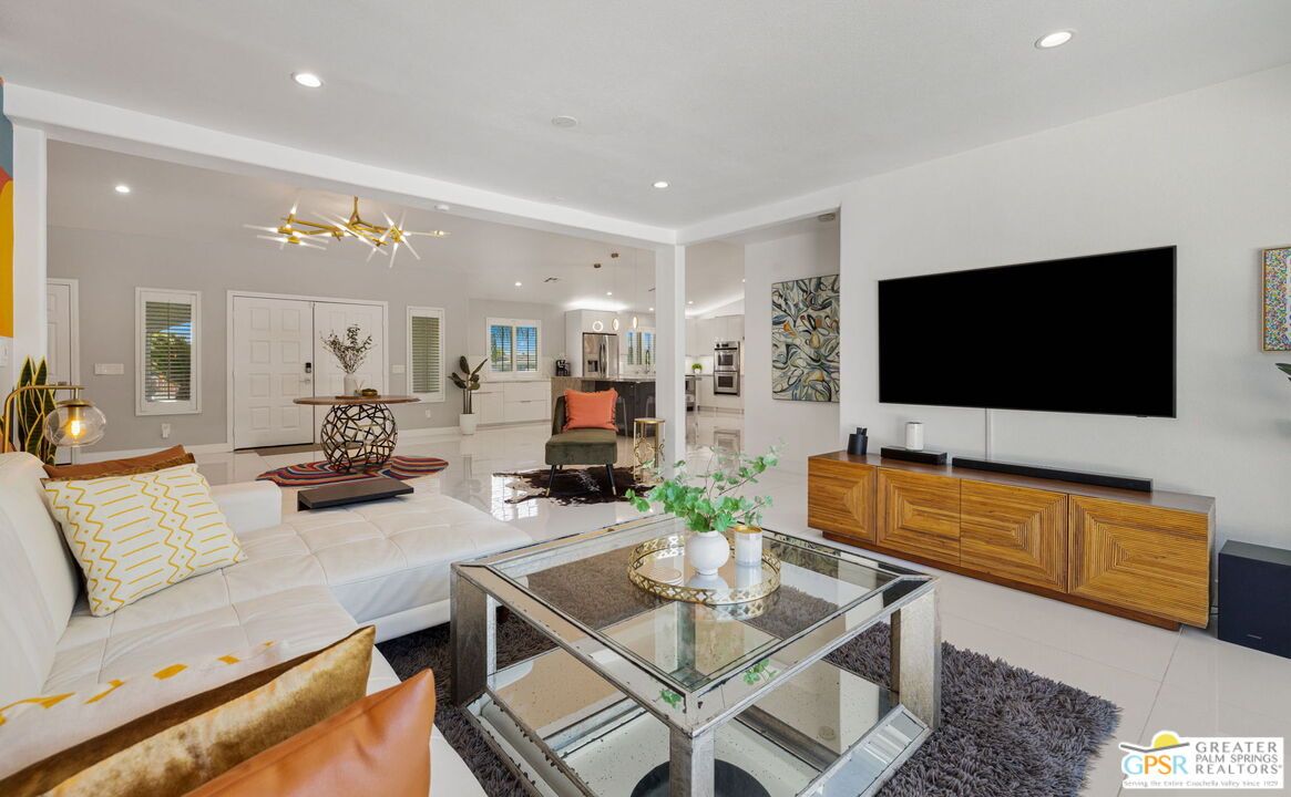 Interior, Living room, Recessed Lighting