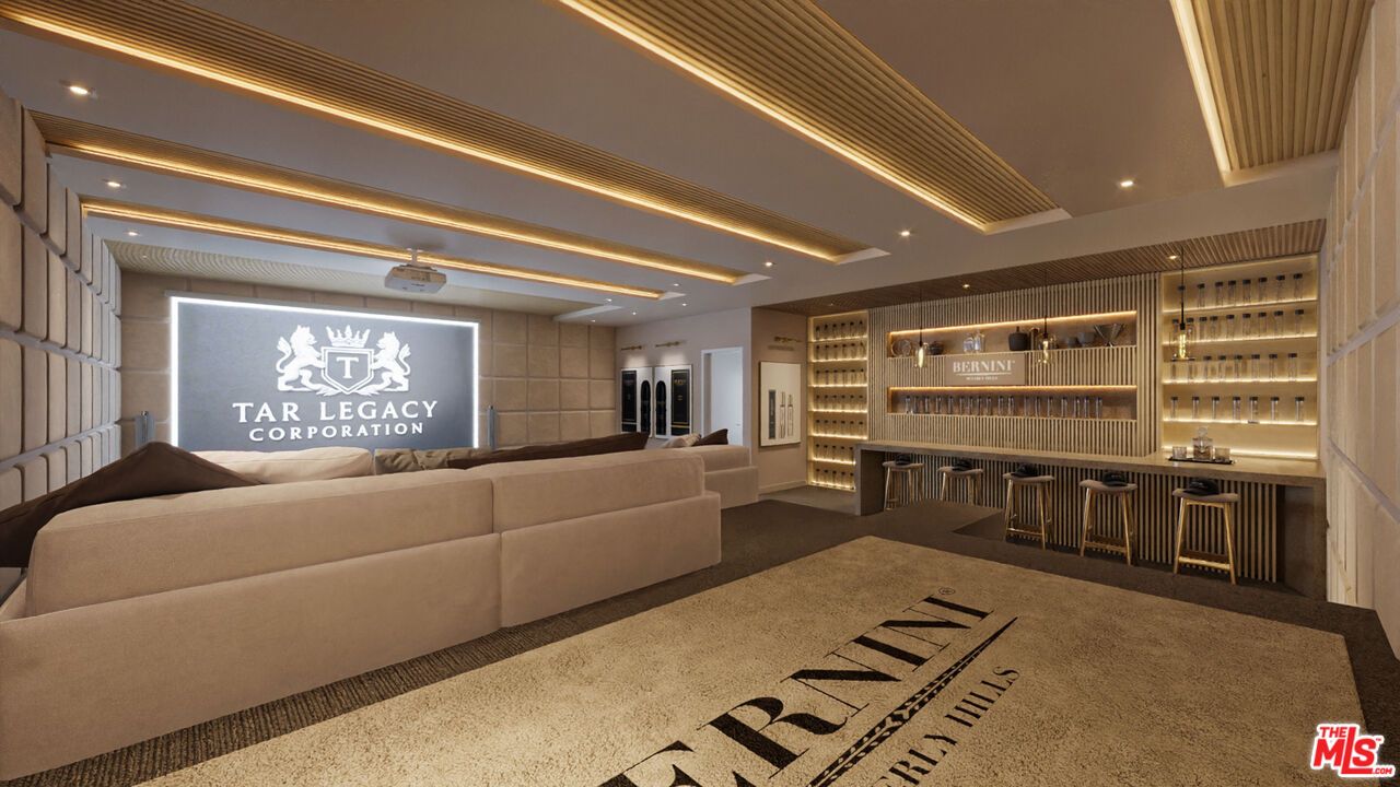 Interior, Living room, Recessed Lighting