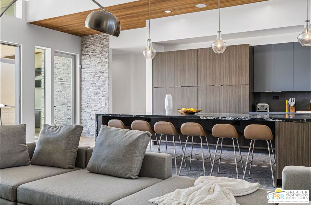 Interior, Kitchen, Pendant Lights, Recessed Lighting, Wooden Ceilings