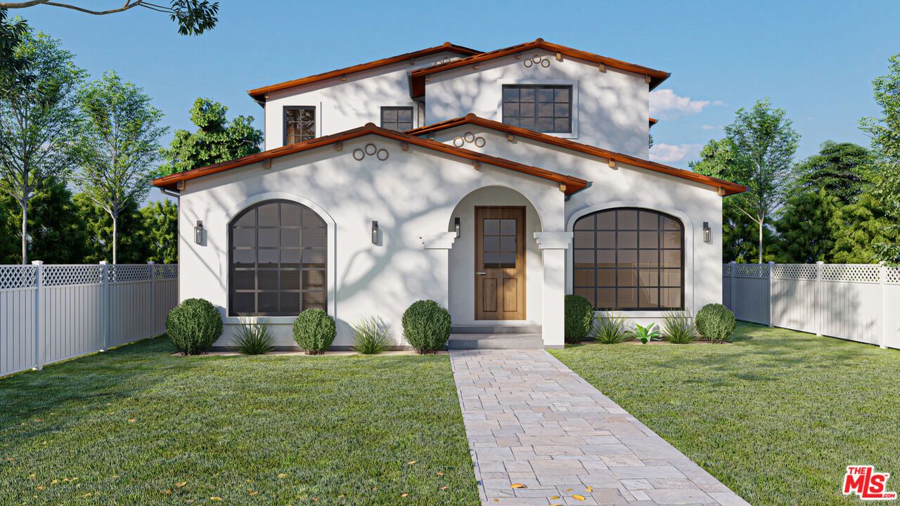 Attached, Backyard, Exterior, Facade, Spanish Mediterranean