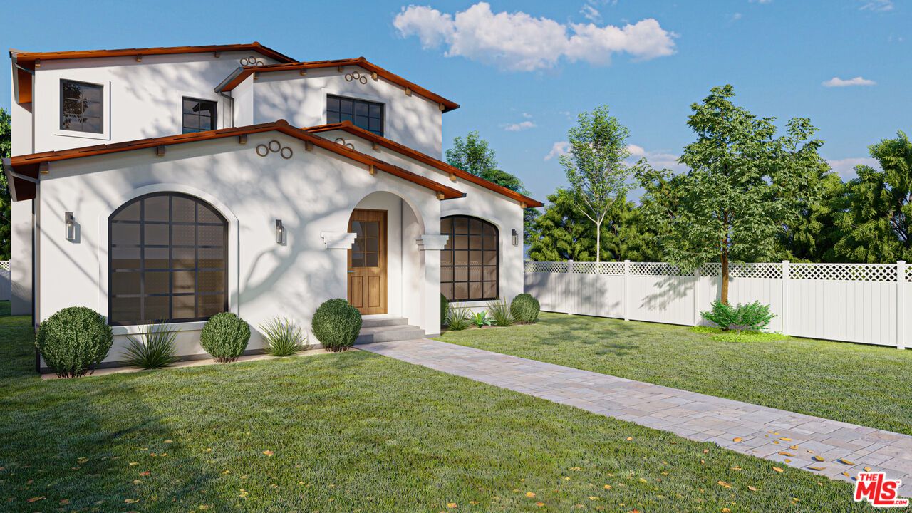 Backyard, Exterior, Facade, Spanish Mediterranean