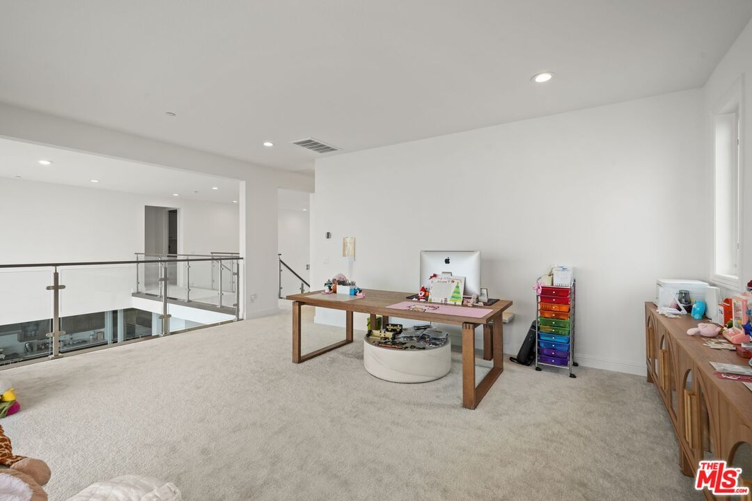 Home Office, Interior, Recessed Lighting