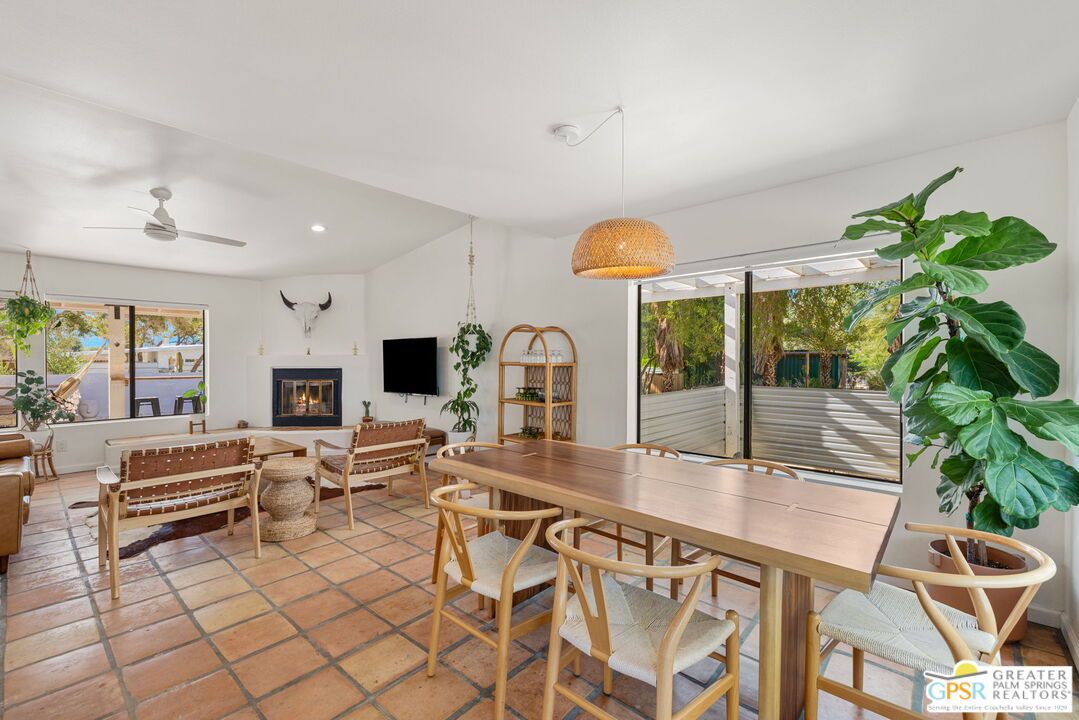 Dining room, Fireplace, Interior, Living room, Pendant Lights, Recessed Lighting