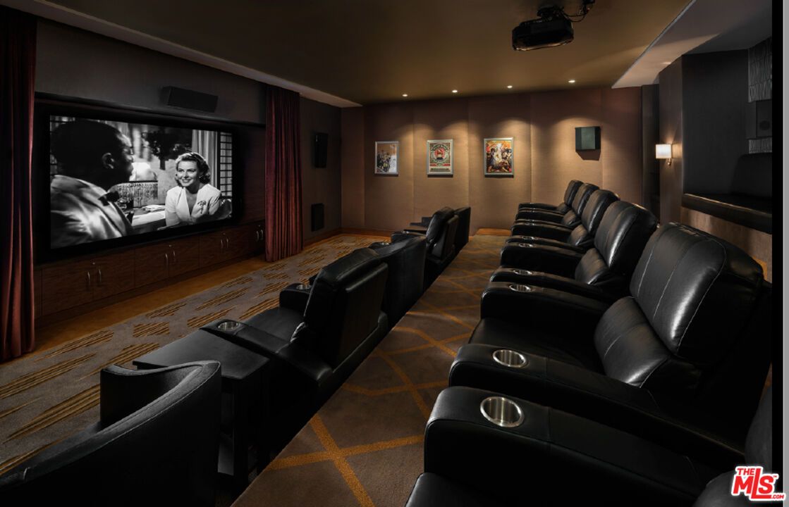 Home Theatre Room, Interior, Projection Screen, Recessed Lighting, Theatre Room