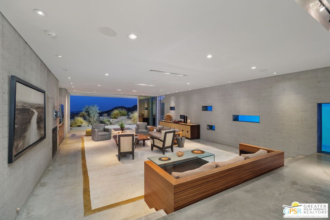 Interior, Living room, Recessed Lighting