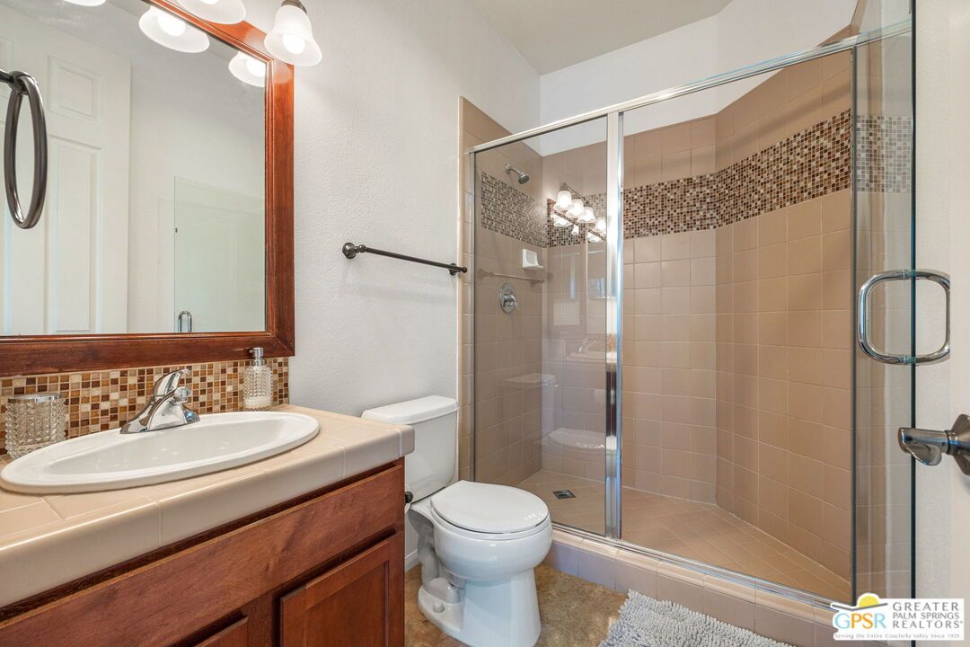 Bathroom, Glass Shower, Interior, Tile Countertops