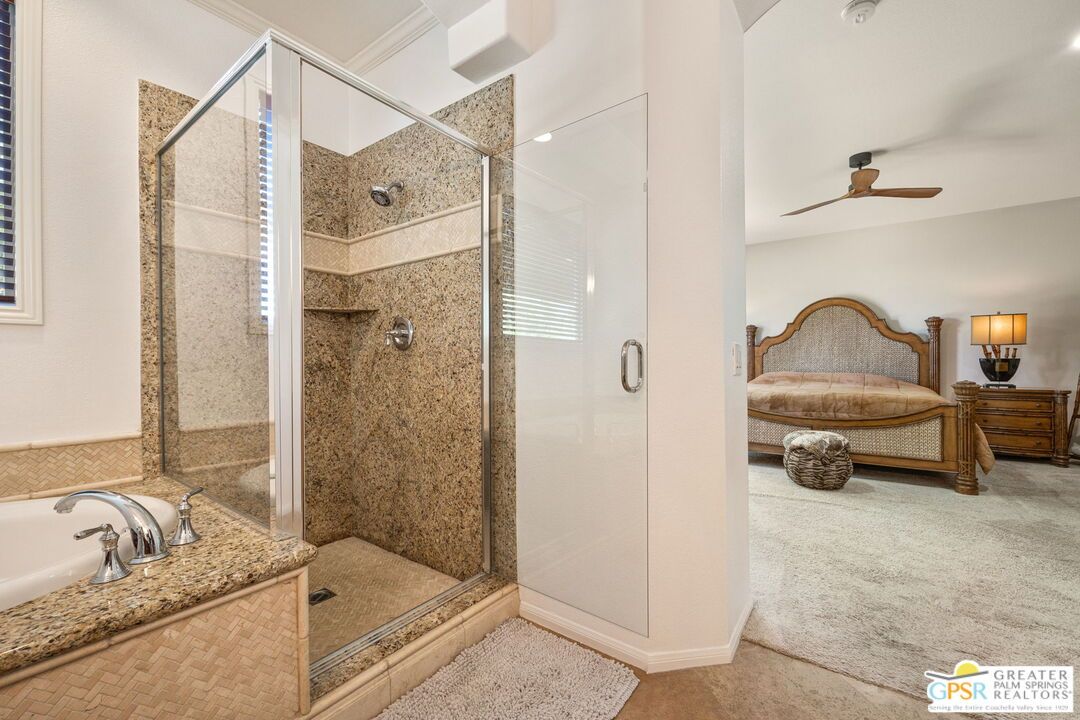 Bathroom, Bedroom, Glass Shower, Interior, Recessed Lighting