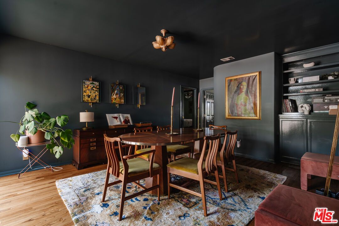 Dining room, Interior, Wood Texture Flooring