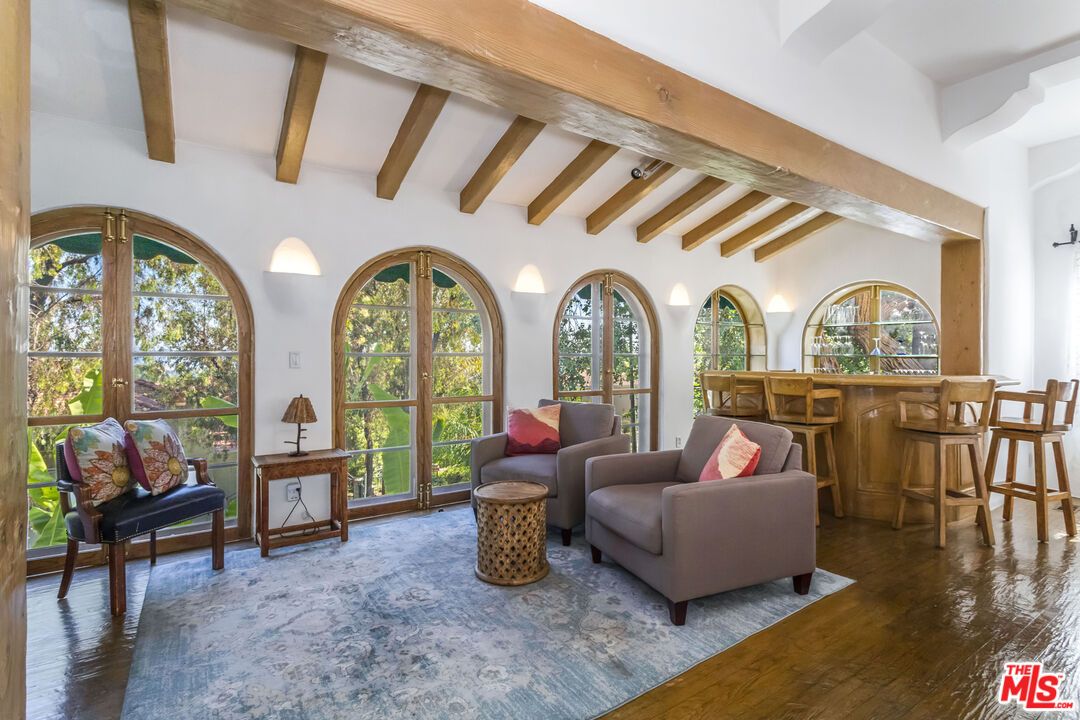 Interior, Living room, Wooden Beams, Wood Texture Flooring