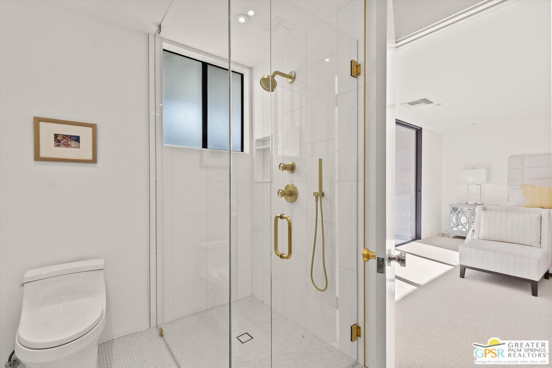 Bathroom, Bedroom, Glass Shower, Interior, Recessed Lighting