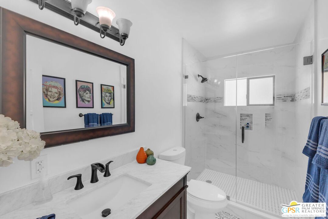 Bathroom, Glass Shower, Interior, Marble Walls