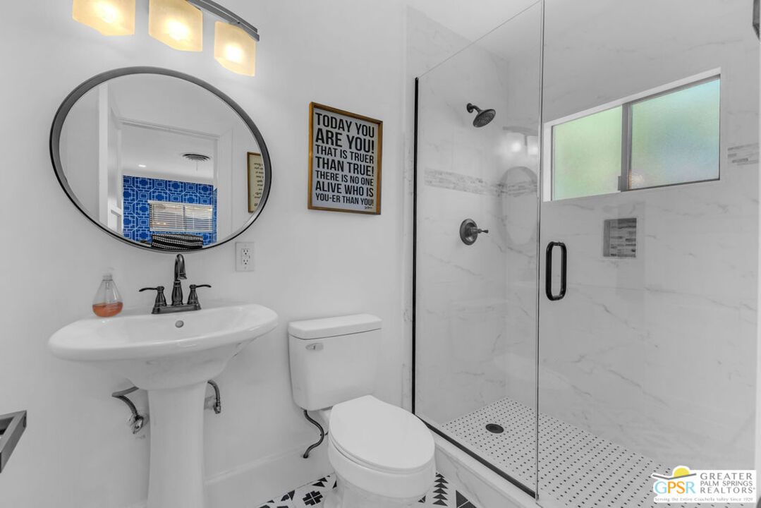 Bathroom, Glass Shower, Interior, Marble Walls