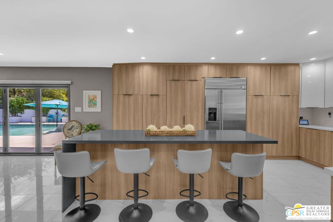 Interior, Kitchen, Marble, Recessed Lighting, Stainless Steel Appliances