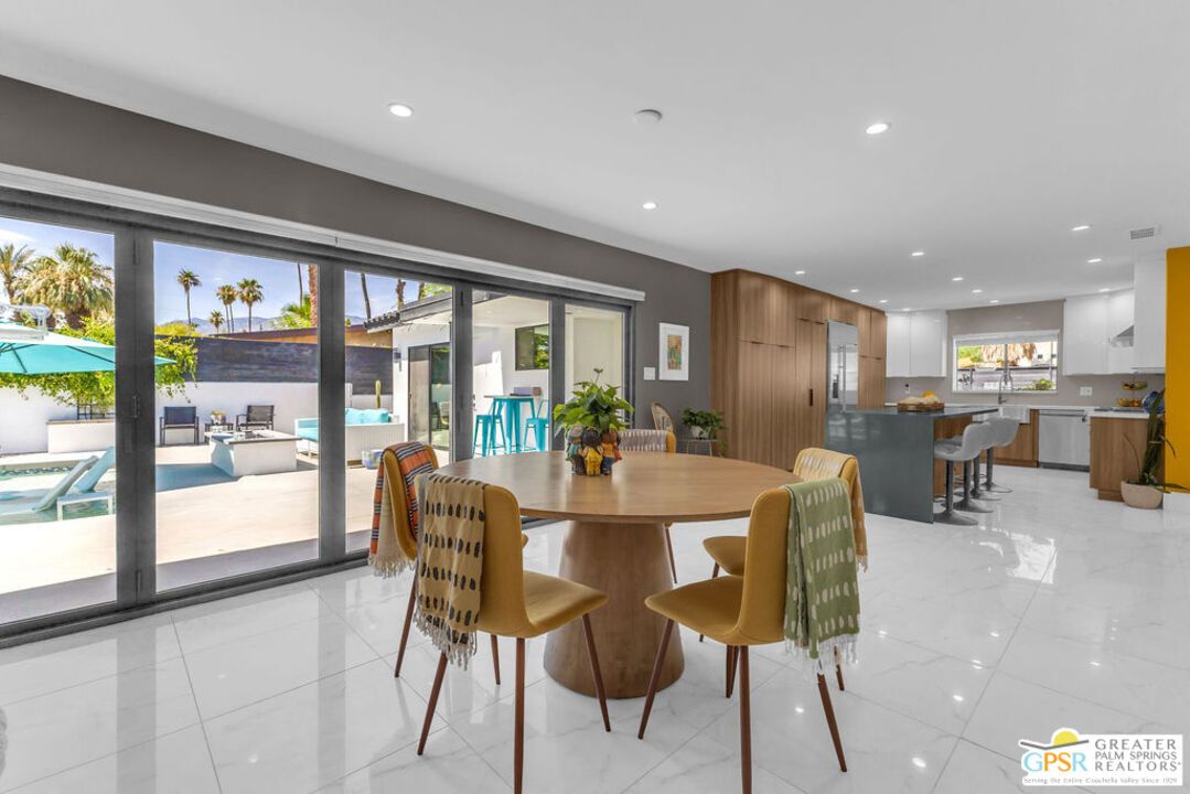 Dining room, Interior, Kitchen, Marble, Recessed Lighting