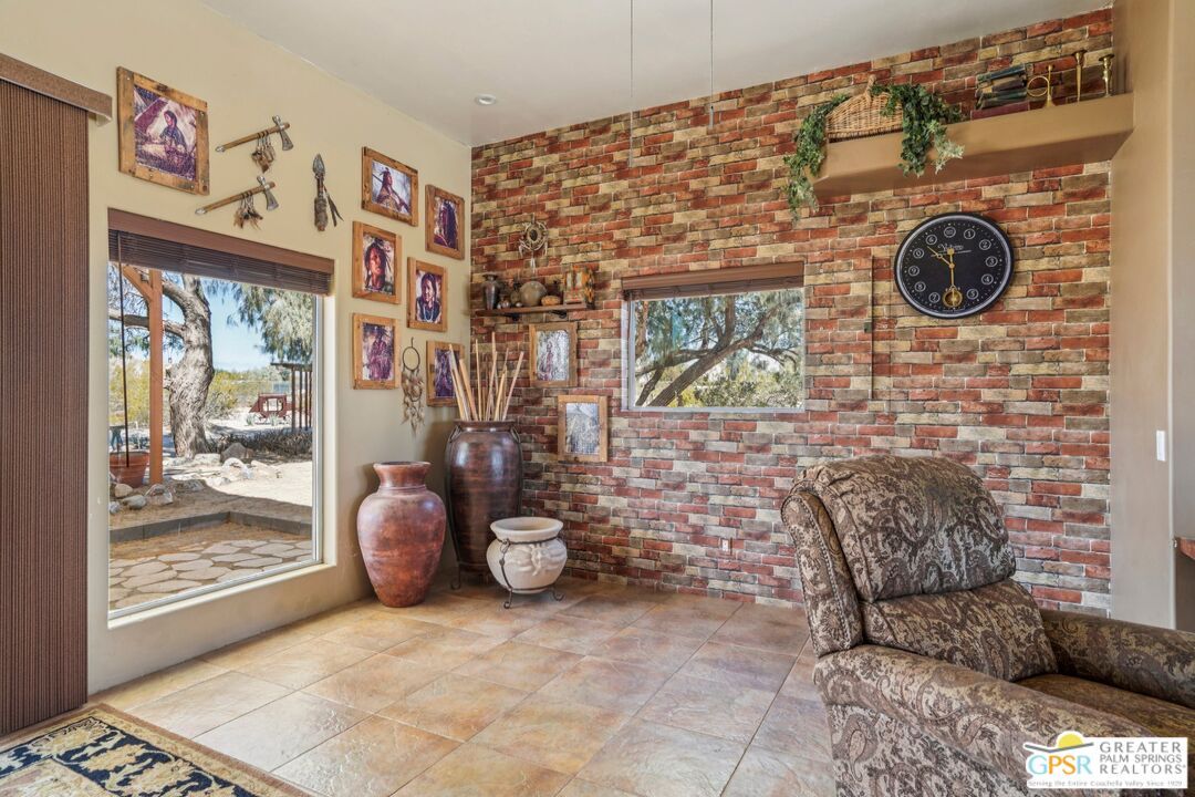 Interior, Pendant Lights, Stone Walls