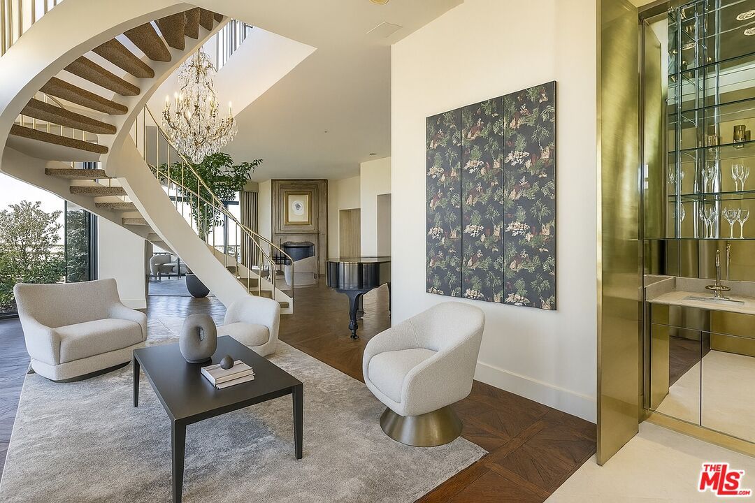 Chandelier, Interior, Living room, Piano, Wood Texture Flooring