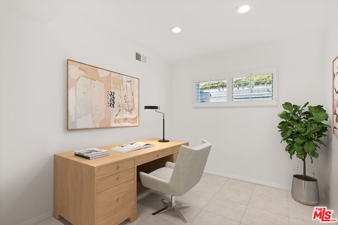 Home Office, Interior, Recessed Lighting