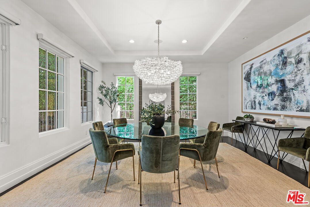 Chandelier, Dining room, Interior, Recessed Lighting