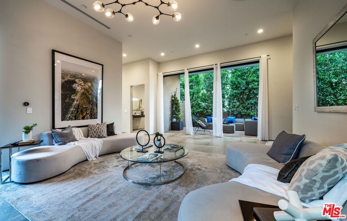 Interior, Living room, Recessed Lighting