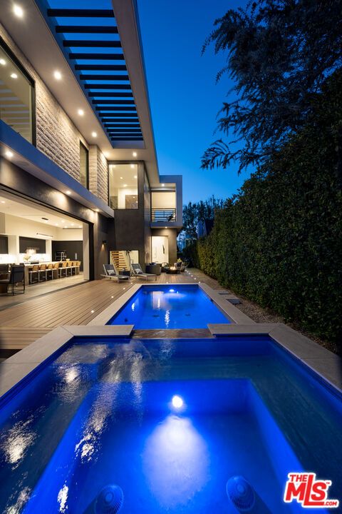 Exterior, Pool, Wood Texture Flooring