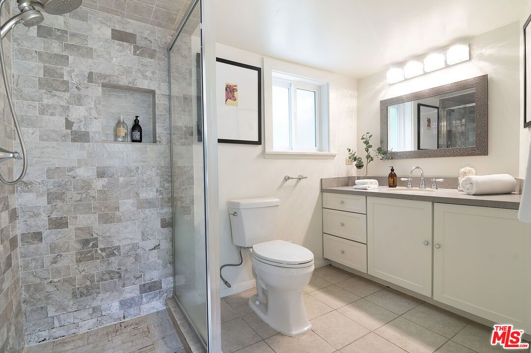 Bathroom, Glass Shower, Interior, Stone Walls