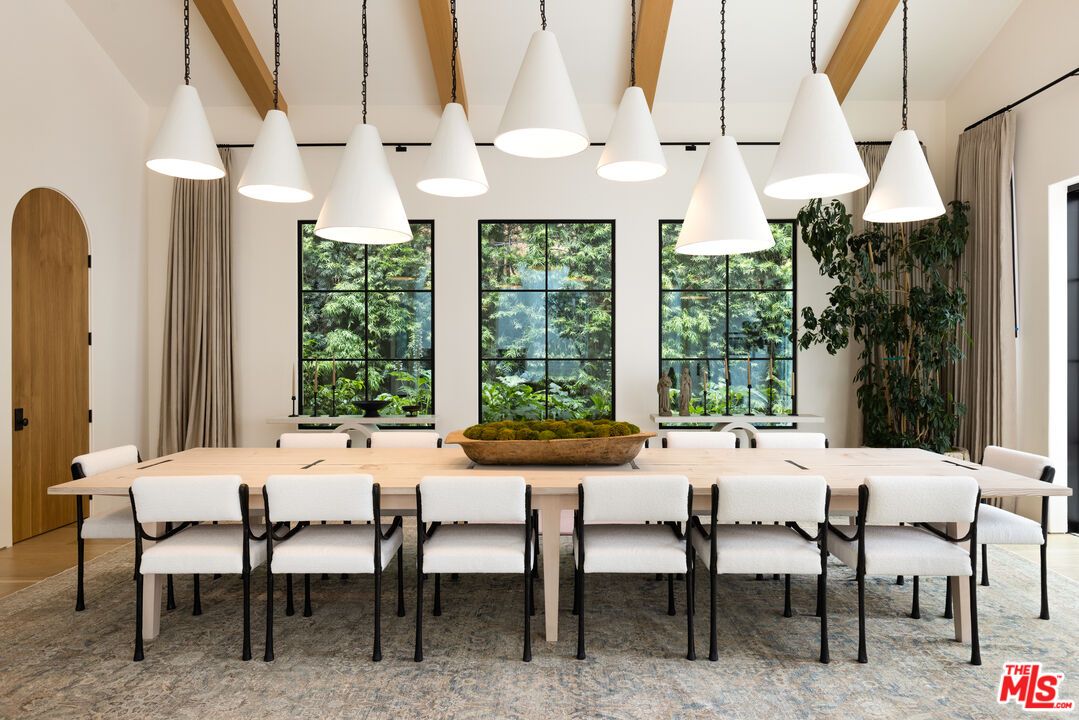 Dining room, Interior, Pendant Lights