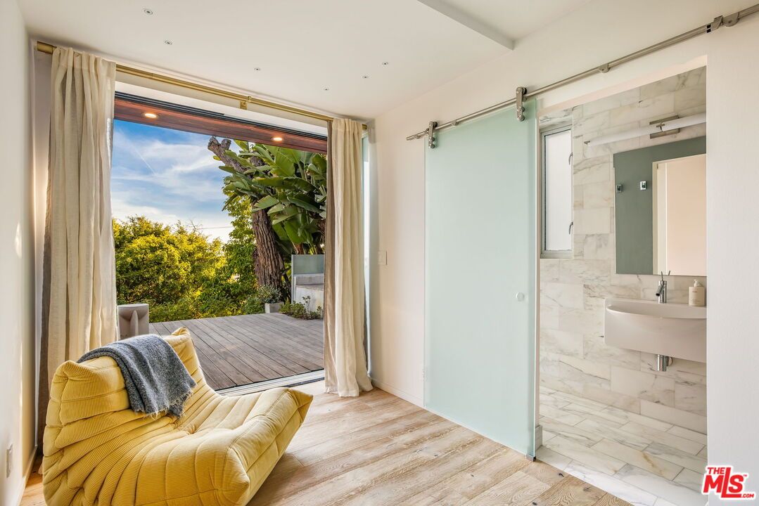 Interior, Marble, Marble Walls, Recessed Lighting, Wood Texture Flooring