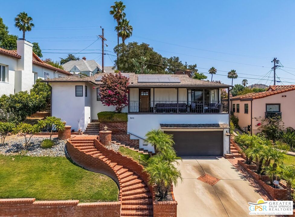 Attached, Exterior, Facade, Solar Panels, Spanish Mediterranean