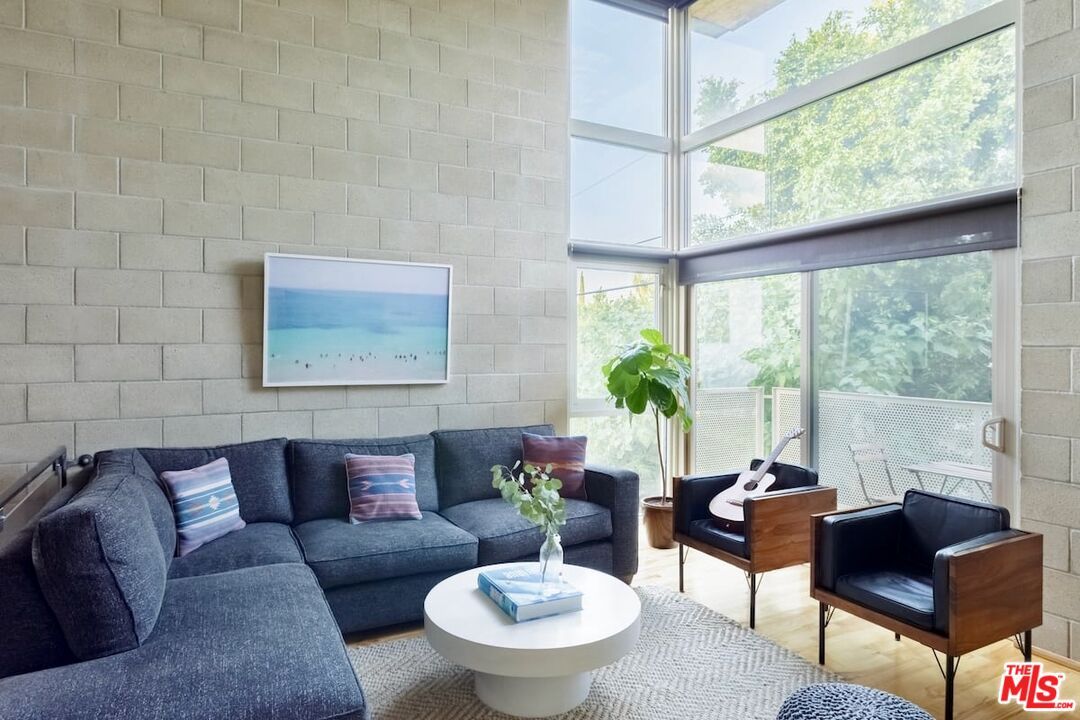 Interior, Living room, Stone Walls