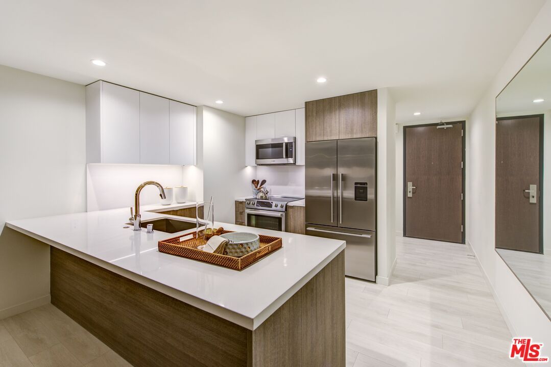 Interior, Kitchen, Recessed Lighting, Stainless Steel Appliances