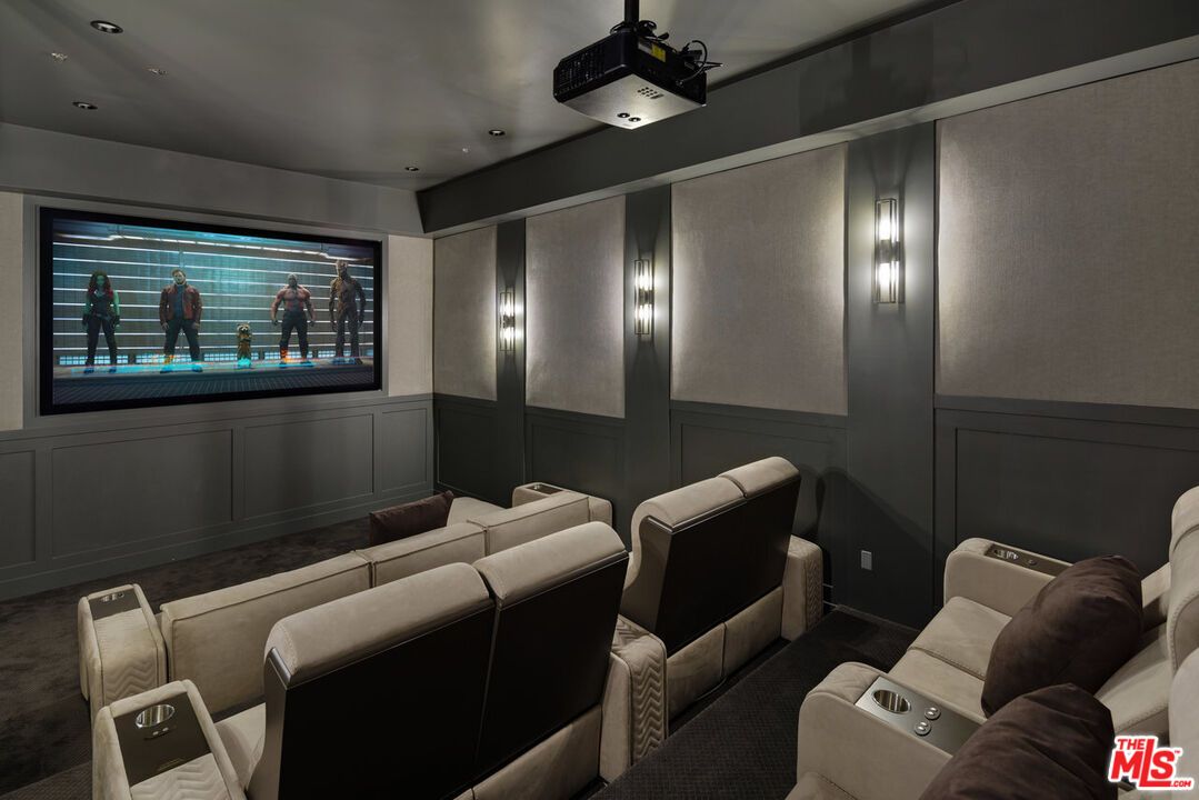 Home Theatre Room, Interior, Projection Screen, Recessed Lighting, Theatre Room