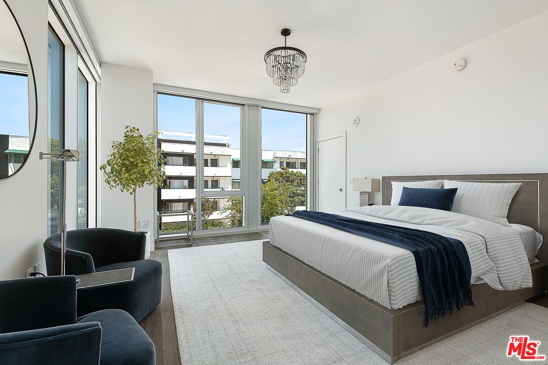 Bedroom, Chandelier, Interior