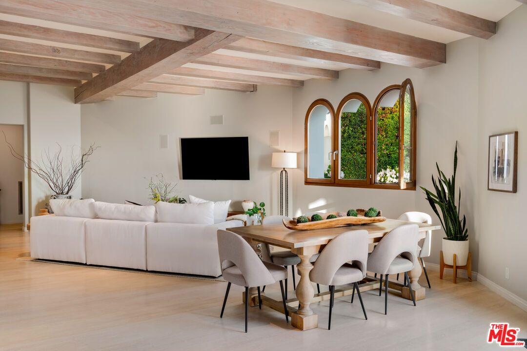 Dining room, Interior, Living room, Wooden Beams, Wood Texture Flooring