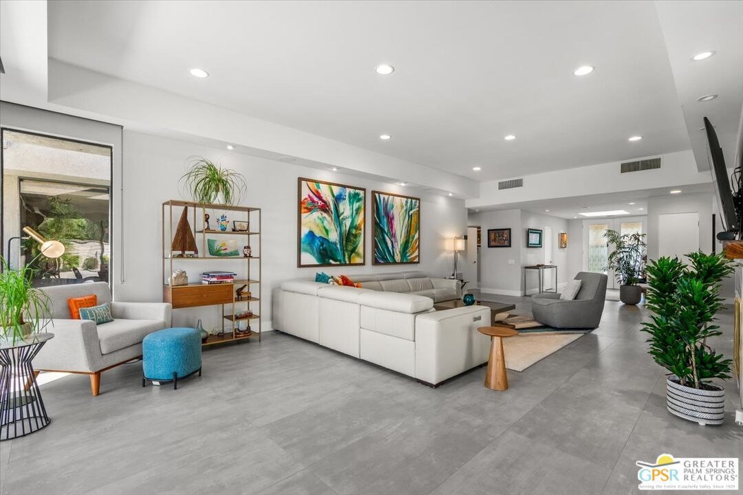 Interior, Living room, Recessed Lighting