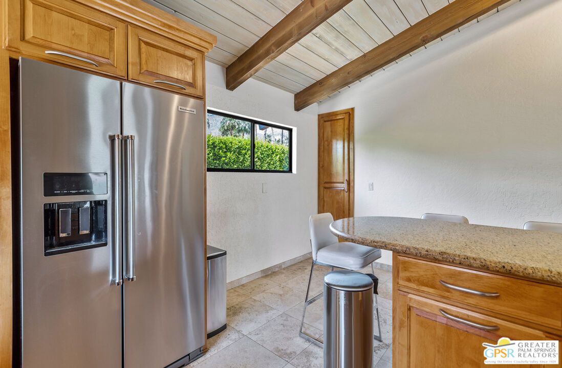 Interior, Kitchen, Stainless Steel Appliances, Wooden Beams