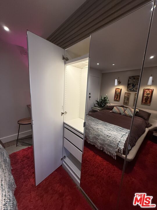 Bedroom, Interior, Recessed Lighting