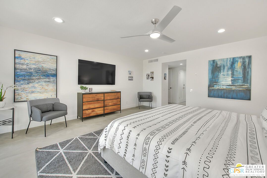 Bedroom, Interior, Recessed Lighting