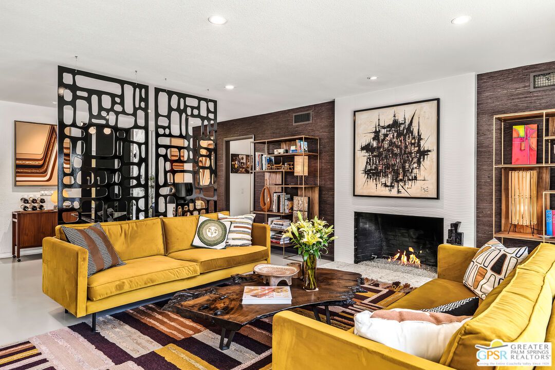 Fireplace, Interior, Living room, Recessed Lighting