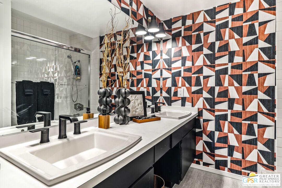 Bathroom, Dual Sink Vanities, Glass Shower, Interior