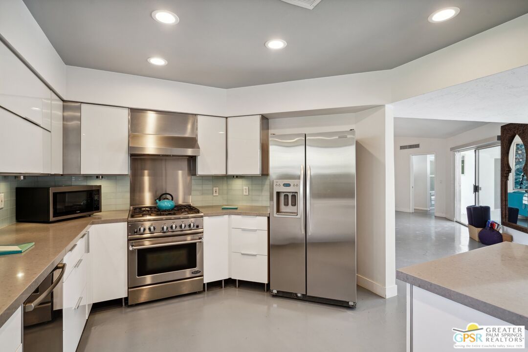 Interior, Kitchen, Recessed Lighting, Stainless Steel Appliances