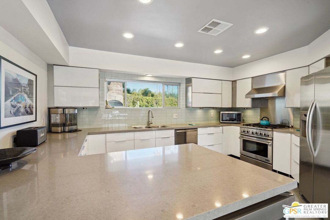 Interior, Kitchen, Recessed Lighting, Stainless Steel Appliances