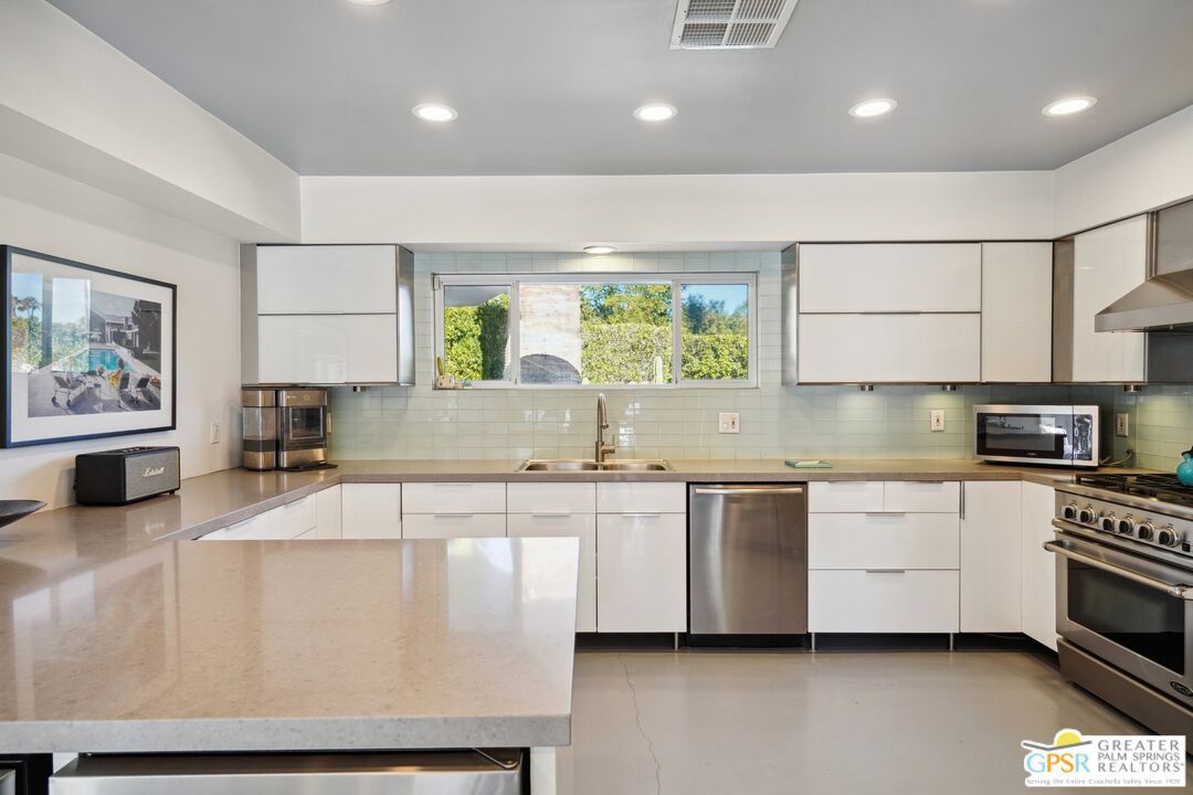 Interior, Kitchen, Recessed Lighting, Stainless Steel Appliances