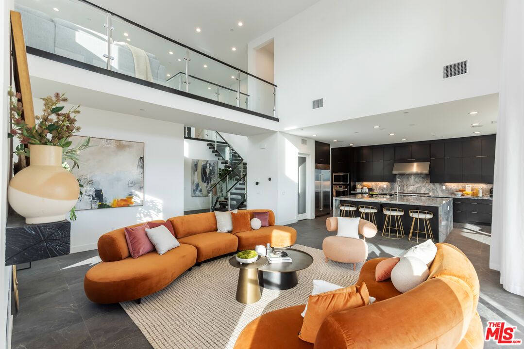 Interior, Kitchen, Living room, Recessed Lighting