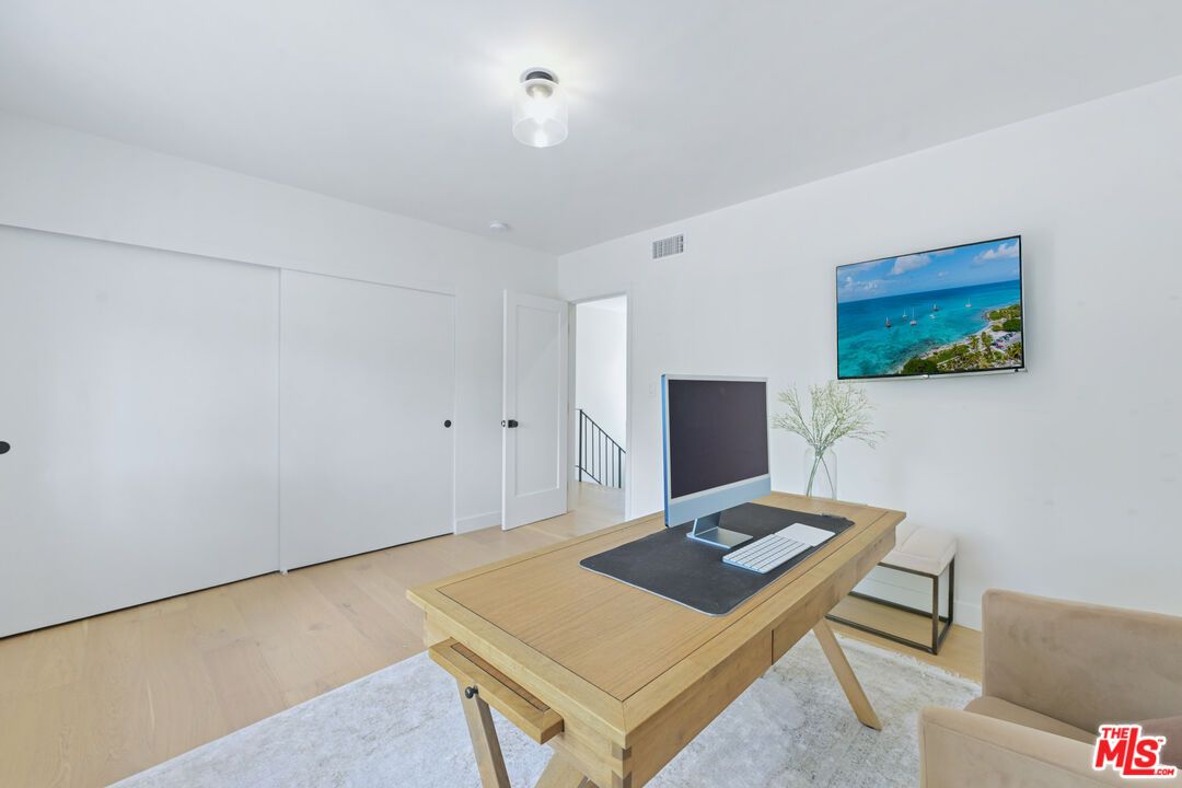 Home Office, Interior, Wood Texture Flooring