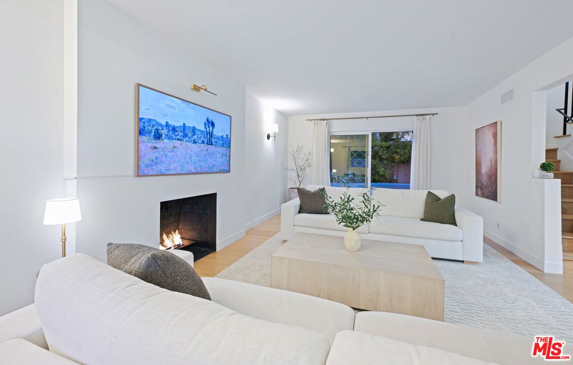 Fireplace, Interior, Living room, Wood Texture Flooring