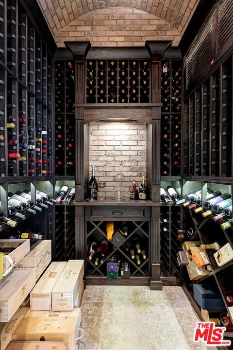 Interior, Stone Walls, Wine Storage