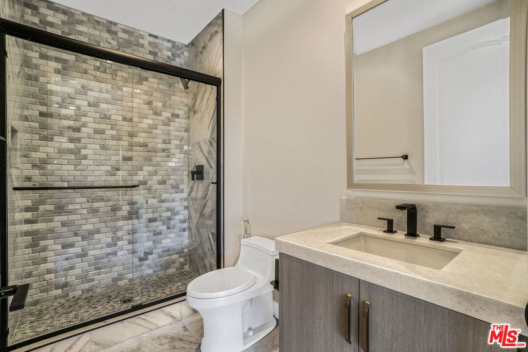 Bathroom, Glass Shower, Interior, Marble